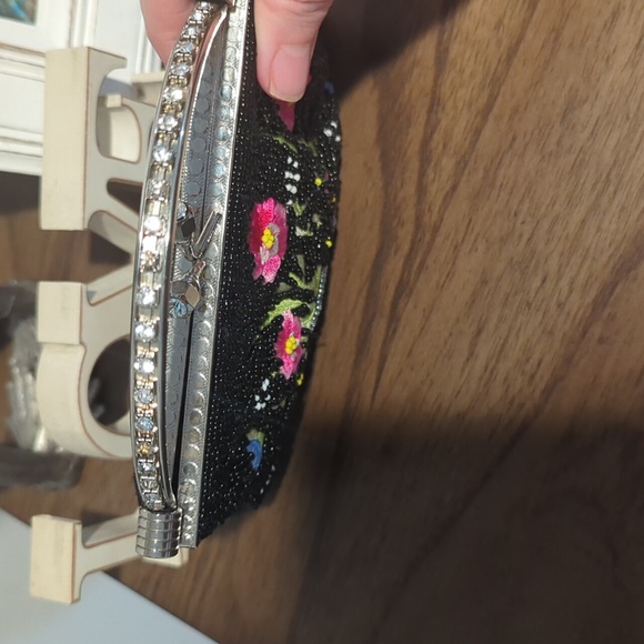 Jessica McClintock Vintage Beaded Cocktail Purse Clutch - Picture 2 of 7